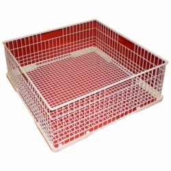 SQUARE BASKET 35x35xH13 NARROW NET