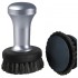 LEO COFFEE TAMPER, GUNMETAL HANDLE WITH S. STEEL TEFLON® COATED FLAT BASE D.53MM