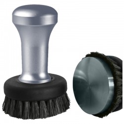 LEO COFFEE TAMPER, GUN METAL HANDLE WITH S. STEEL FLAT BASE D.54MM