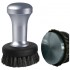 LEO COFFEE TAMPER, GUN METAL HANDLE WITH S. STEEL FLAT BASE D.54MM