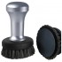 LEO COFFEE TAMPER, GUNMETAL HANDLE WITH S. STEEL TEFLON® COATED FLAT BASE D.57MM