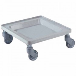 PLASTIC TROLLEY WITHOUT HANDLE FOR SMALL RACK