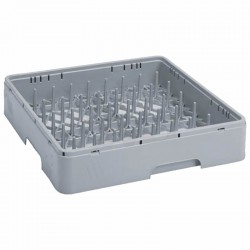 SQUARE PLATES WASHING PLASTIC RACK 50x50xH10,6