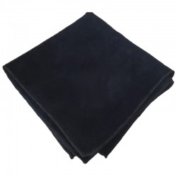BLACK MICROFIBER CLOTH 40x40cm