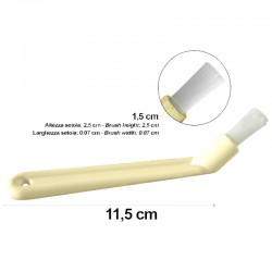SHOWER BRUSH NYLON-BEIGE