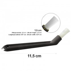 SHOWER CLEANING NYLON BRUSH - DARK GREY