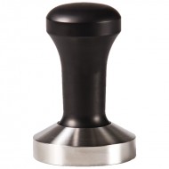 FANTASY COFFEE TAMPER, BLACK HANDLE WITH S. STEEL FLAT BASE D.49MM