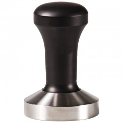 FANTASY COFFEE TAMPER, BLACK HANDLE WITH S. STEEL FLAT BASE D.49MM