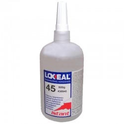 INSTANT ADHESIVE LOXEAL 45 CYANOACRYLATE 500 GR.