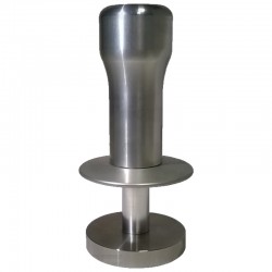 DYNAMOMETRIC COFFEE TAMPER, ALUMINIUM HANDLE AND S. STEEL BASE D.57mm