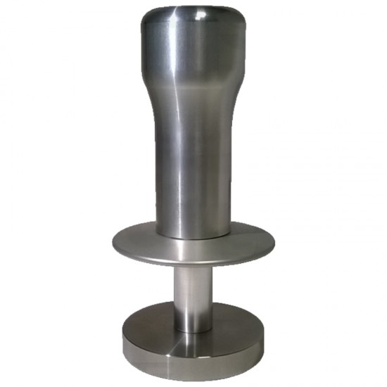 DYNAMOMETRIC COFFEE TAMPER, ALUMINIUM HANDLE AND S. STEEL BASE D.57mm