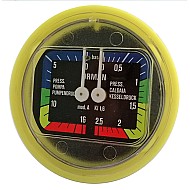 Ceas manometru dublu pentru expresor cafea Astoria, Bezzera, CMA , GEM, Grimac, WEGA, Bianchi