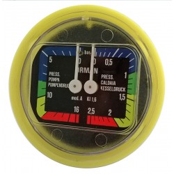Ceas manometru dublu pentru expresor cafea Astoria, Bezzera, CMA , GEM, Grimac, WEGA, Bianchi