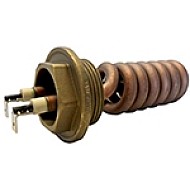 rezistenta cu filet 1-1/4" pentru boiler aparate de cafea mici WEGA MINI , BLITZ GEMINI , etc , 1300W 230V  L=105mm
