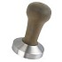 MOTTA - tamper MOTTA pentru cafea , maner  lemn natural , baza inox plana ,53mm