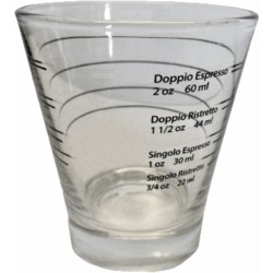  SHOT GLASS 22, 30, 44, 60ML - 3/4, 1, 1-1/2, 2 OZ 