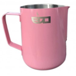 Latiera ibric inox spumare lapte 350ml BABY PINK