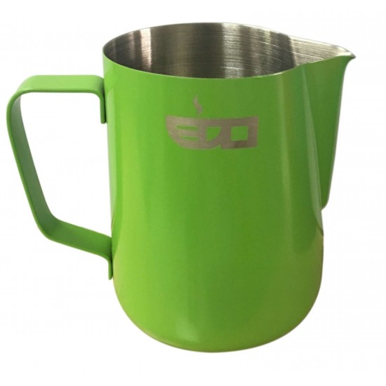 Latiera pitcher inox pentru cappuccino 350ml GLASS GREEN