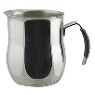 latiera inox cu maner cu  manson de silicon antioparire 100 cl
