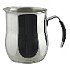 latiera inox cu maner cu  manson de silicon antioparire 100 cl