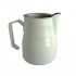 MILK PITCHER MOD. EUROPA 75 CL STAINLESS STEEL, WHITE -PROFESSIONAL