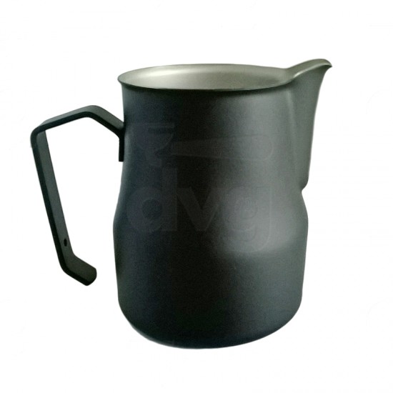 MILK PITCHER MOD. EUROPA 75 CL STAINLESS STEEL, BLACK -PROFESSIONAL