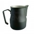MILK PITCHER MOD. EUROPA 75 CL STAINLESS STEEL, BLACK -PROFESSIONAL