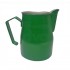 MILK PITCHER MOD. EUROPA 75 CL STAINLESS STEEL, GREEN –PROFESSIONAL