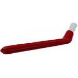 Perie pentru curatire, intretinere grup, din plastic, diametru ø 10 mm, culoare rosie