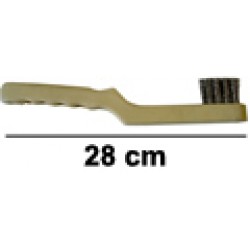 Perie de sarma inox pentru curatire grup expresor cu maner antiscurgere