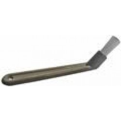 SHOWER CLEANING NYLON BRUSH -GREY CLEAR