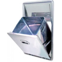 sertar pentru zat de cafea cu clapa knock box din inox