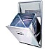 sertar pentru zat de cafea cu clapa knock box din inox