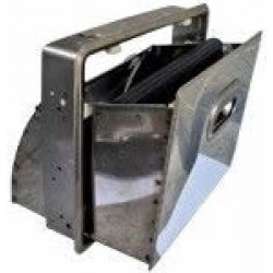 cutie pentru zat de cafea din inox sertar knock box fara fund rabatabil