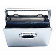 Cutie pentru zat de cafea din inox sertar knock box