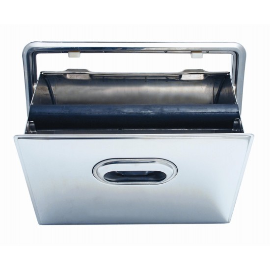 Cutie pentru zat de cafea din inox sertar knock box