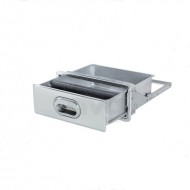knock box sertar de inox pentru zat de cafea 