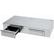 COFFEE MACHINE AND GRINDER CLOSED BASE L=800MM WITH 2 KNOCK BOXES