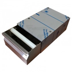 KNOCK BOX DELUXE WITH KNOCK BAR, H=140 MM