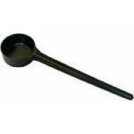 BLACK PLASTIC COFFEE SPOON 