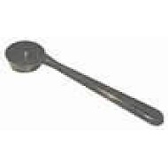 BLACK ABS PLASTIC SPOON 7g.
