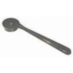 BLACK ABS PLASTIC SPOON 7g.
