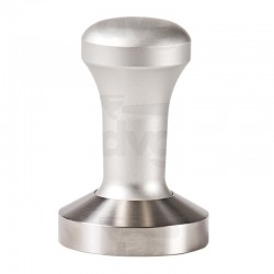 FANTASY COFFEE TAMPER, SILVER HANDLE WITH S. STEEL FLAT BASE DIA 49MM