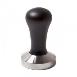 Tamper - presator cafea CLASS ,baza inox ,maner lemn negru ,58 mm ,talpa plata 