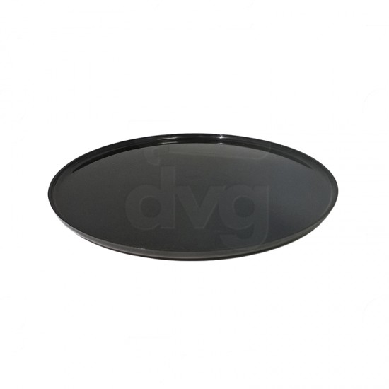COFFEE COLLECTOR PLASTIC PLATE BLACK DIA 17MM