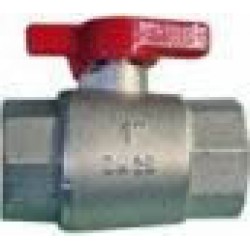 Robinet cu bila cu fluture de metal 1''F 1''F DN25