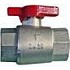 Robinet cu bila cu fluture de metal 1''F 1''F DN25