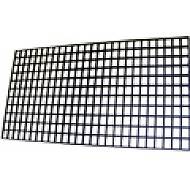WARMING CUP PLASTIC GRID 39x22 CM BLACK