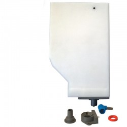 WHITE WATER TANK WITH SENSOR, WITHOUT LID - H.235MM