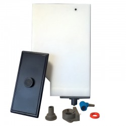WHITE WATER TANK WITH SENSOR AND LID H.247MM